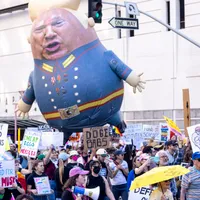 Proteste masive în SUA. Americani nemulțumiți de Trump și Musk au ieșit pe străzi - Foto: Profimedia Images