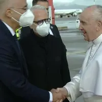 Papa Francisc a ajuns în Grecia, după vizita în Cipru/FOTO: Vatican News