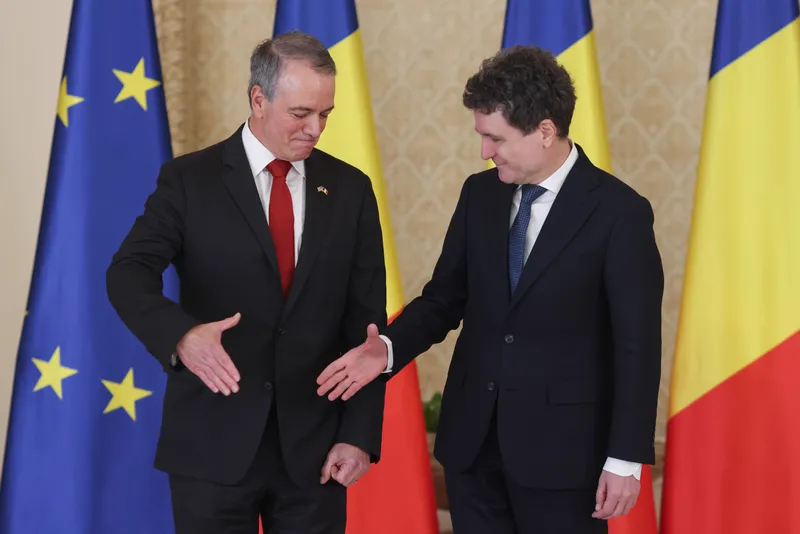 Darryl Niremberg, cu ocazia primirii la preşedintele Nicuşor Dan, pentru prezentarea scrisorilor de acreditare - Foto: INQUAM PHOTOS/George Călin