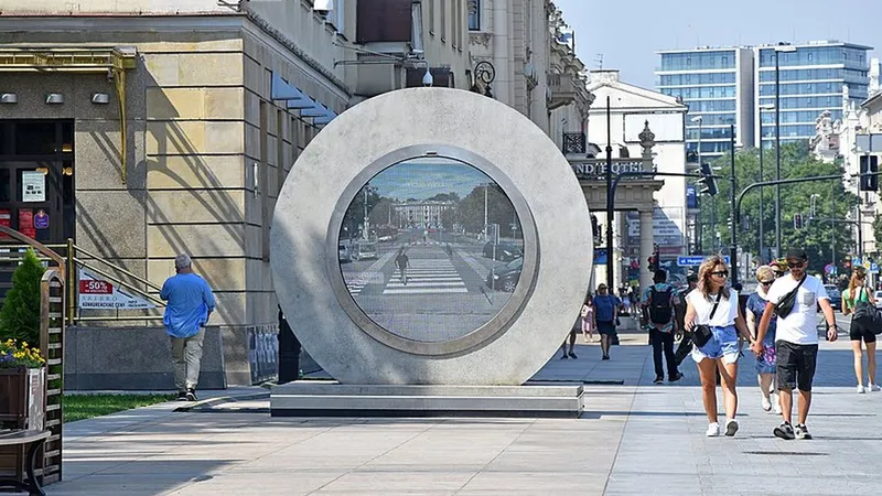 Un portal asemănător cu cel din serialul SF Stargate SG-1 conectează două oraşe europene - Foto: Wikimedia/BB 22385/CC BY-SA 4.0