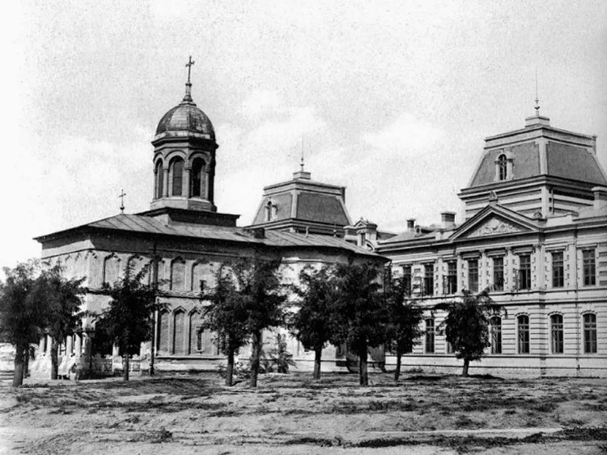 Spitalul Colțea în secolul XIX - Foto: revistatimpul.ro