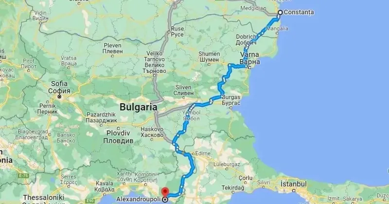 Traseul Autostrăzii Mării Negre - Foto: Ambasada Bulgariei