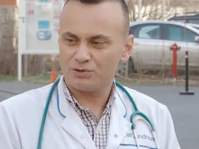 Adrian Marinescu, medic infecționist la Institutul „Matei Balș”