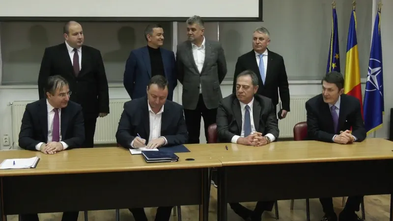 S-a semnat contractul pentru ultimul ciot al Autostrăzii Transilvania. 440 km, în 30 de ani - Foto: captură video