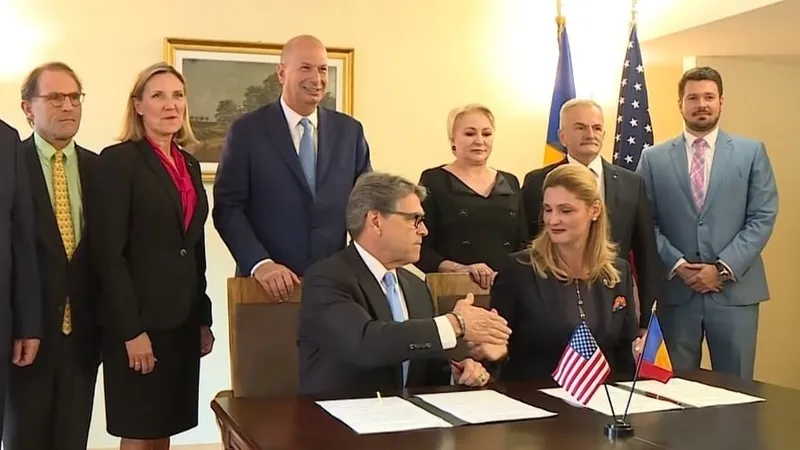 Viorica Dăncilă o fulgeră din priviri pe Ramona Mănescu, ministrul de externe care i-a luat fața la întâlnirile oficiale din SUA Foto: facebook