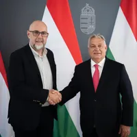 Viktor Orban, împreună cu liderul UDMR, Kelemen Hunor, la reuniunea Forumului Reprezentanților Maghiari din Bazinul Carpatic - Foto: Facebook/Kelemen Hunor