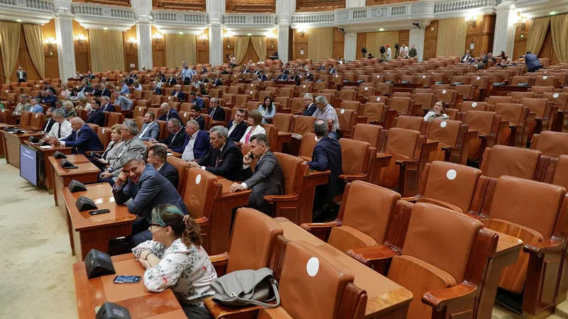 Scade încrederea în Parlamentul României - Foto: INQUAM PHOTOS / George Călin
