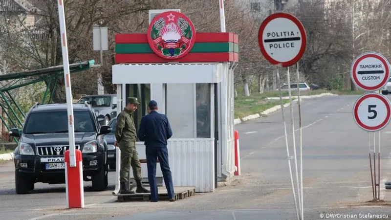 Transnistria - punct de control