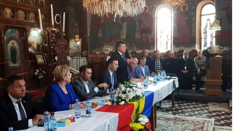 Concordie între putere, opoziție și biserică, la Prahova. Foto: Câmpina TV