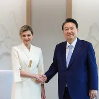 Soția lui Zelenki luptă umăr la umăr cu liderul de la Kiev - Foto: Profimedia Images