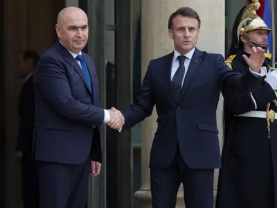 Ilie Bolojan, primit de Emmanuel Macron la Élysée. „România s-a simțit marginalizată” - Foto: Profimedia Images