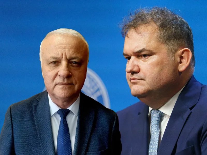 Secretarul de stat Marian Țole și Cseke Attila - Foto: INQAUM PHOTOS / Călin George