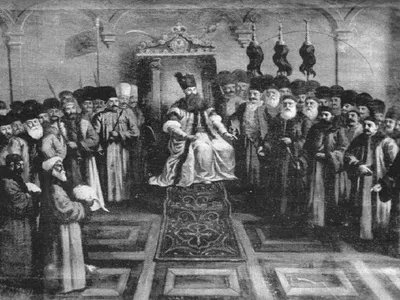 Domn al Țării Românești, înconjurt de mari boieri - Foto: arhiva (rol ilustrativ)