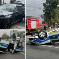 Accident rutier grav în care a fost implicată și o mașină de poliție. Un agent e la spital  - Foto: ISU / imagine cu rol ilustrativ