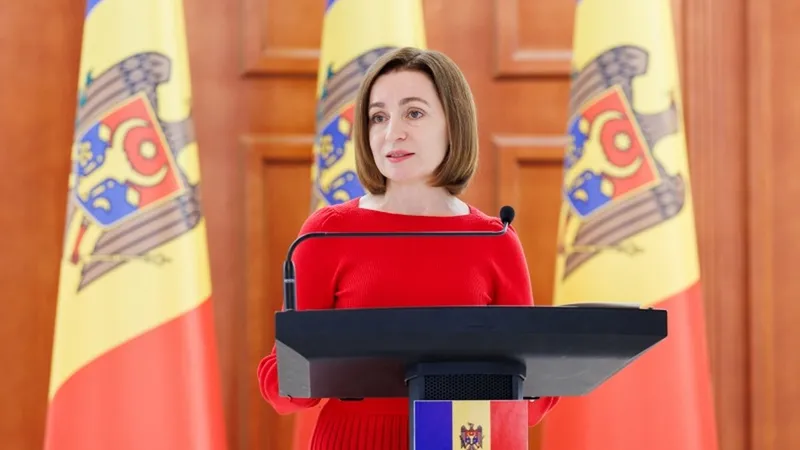 Maia Sandu i-a felicitat pe Zelenski şi Ciolacu - Foto: President.md