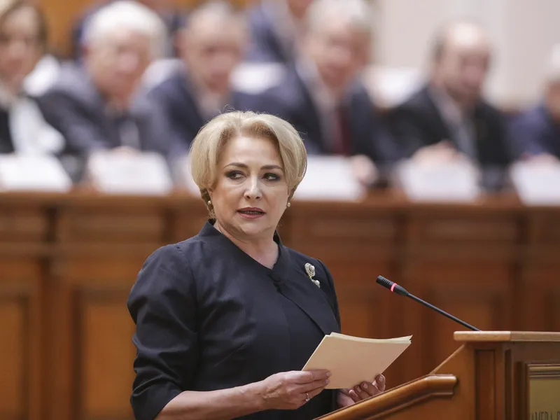 Dăncilă crede că toată planeta o aprobă. Foto Inquam Photos/Octav Ganea