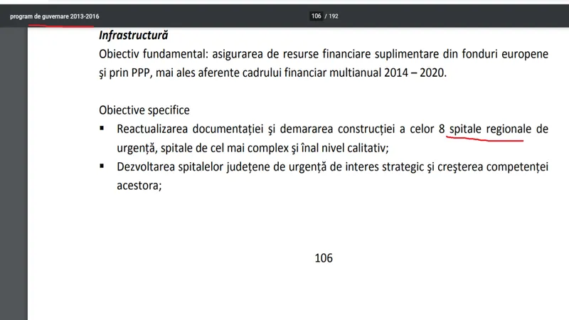 Program guvernare Ponta