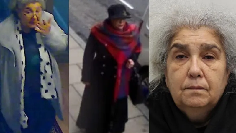 Cum a furat bunicuța româncă Lulu 7 diamante de la un magazin din Londra. A pus pietre din grădină în loc Foto: dailymail.co.uk