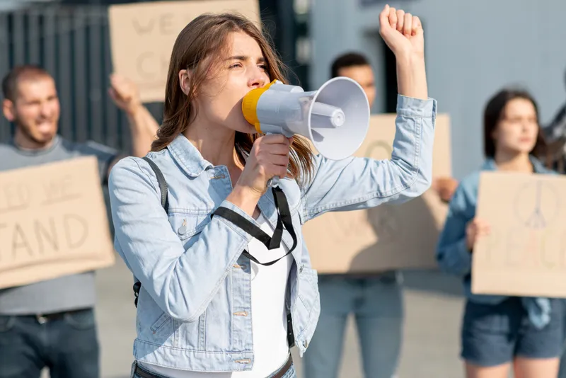 Femeie în grevă Foto: Freepik (rol ilustrativ)