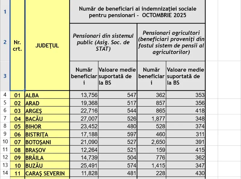 Pensie socială - Foto: Casa de Pensii