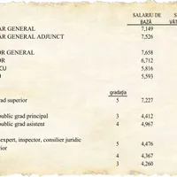 Sporul pentru condiții vătămătoare a fost acordat începând din 2009, în cuantum de 10% din salariu