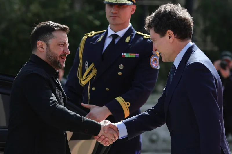 Volodimir Zelenski și Nicușor Dan - Foto: Inquam Photos/ Octav Ganea