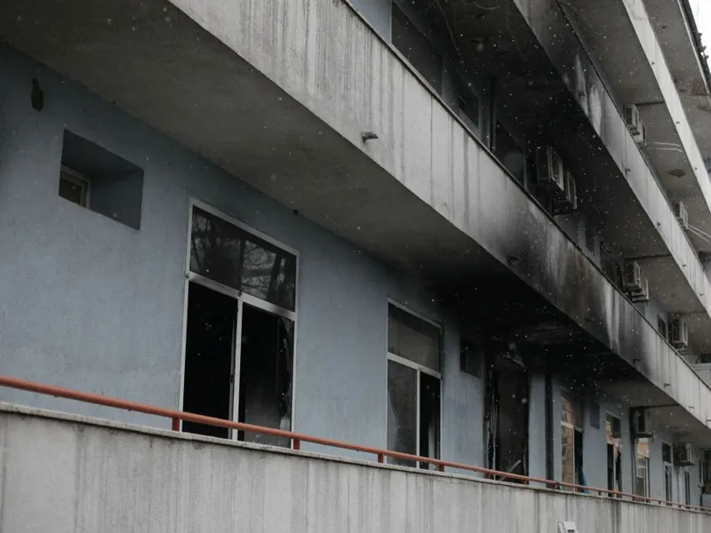 Incendiul de la Institutul "Matei Balş", de pe 29 ianuarie 2021 - Foto: INQUAM PHOTOS/Octav Ganea