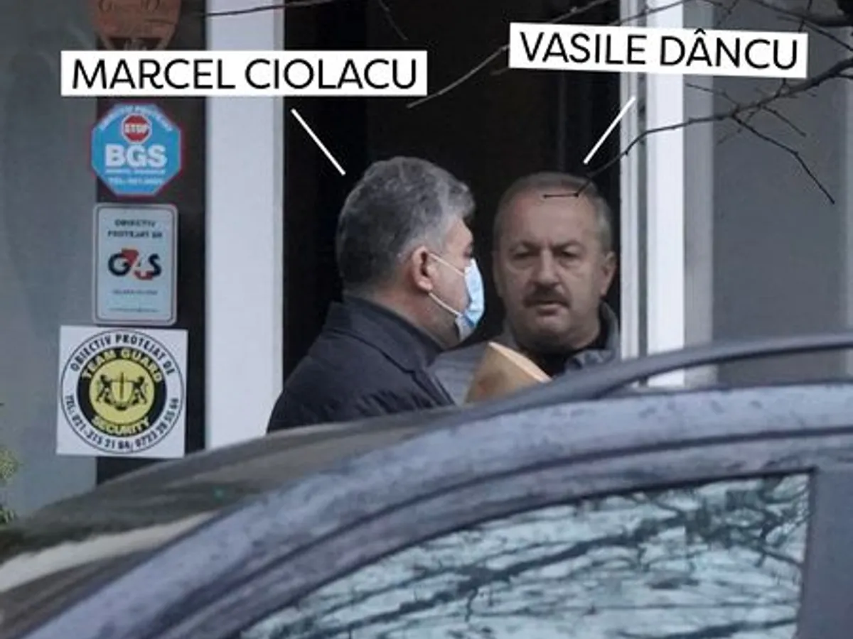 Marcel Ciolacu și Vasile Dâncu. FOTO: gandul.info