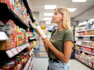 Femeie la supermarket - Foto: Freepik