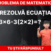 Problemă de matematică FOTO: Daniel Toșa