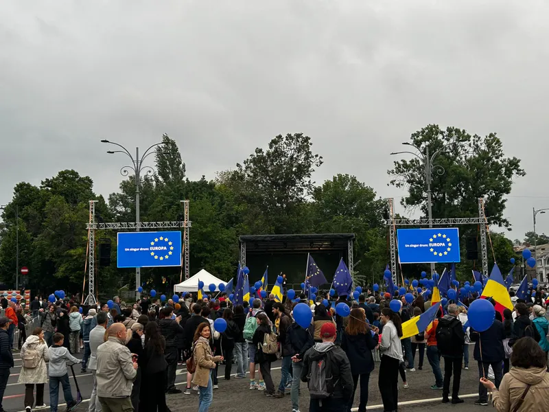 Eveniment pro-Europa la București - Foto: Newsweek/ Răzvan Scăeșteanu