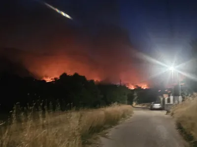 40.000 de hectare pârjolite în insula grecească Chios. Totul a plecat de la o țigară aruncată - Foto: Profimedia images