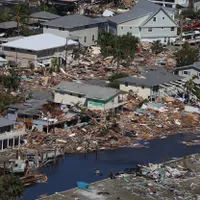 Dezastrul lăsat în urmă de uraganul Ian în Florida: „Aș spune că 90% din insulă a dispărut” - FOTO: Profimedia