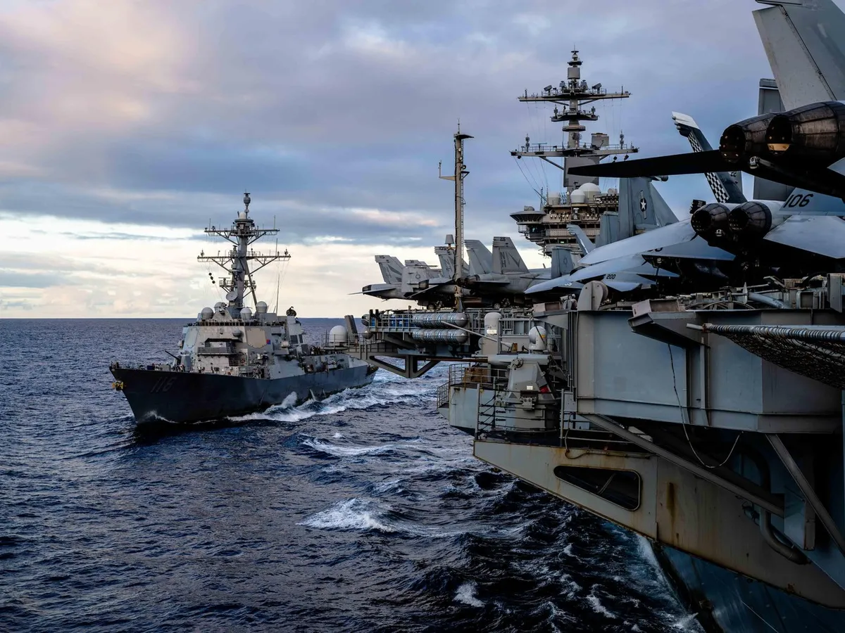 Grupul naval de atac al SUA a ajuns în Orientul Mijlociu - Foto: Profimedia Images (imagine cu rol ilustrativ)