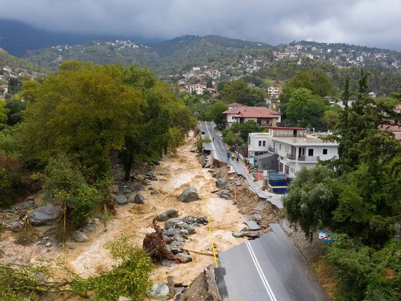 Potop, în Grecia: Până la 800 de litri de ploaie în 24h, dezastru în regiunea Magnesia - Foto: Profimedia Images