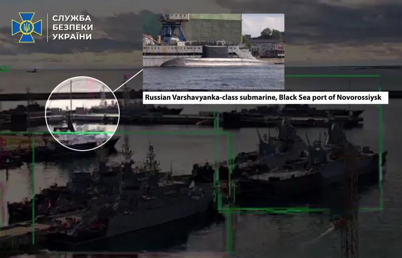 Atacul asupra submarinului din Novorossiisk - Foto: Profimedia Images