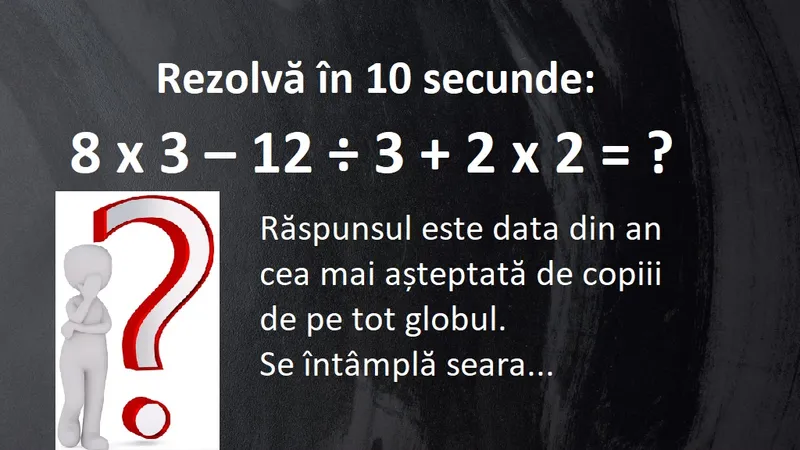 Problemă de matematică Foto: Newsweek România