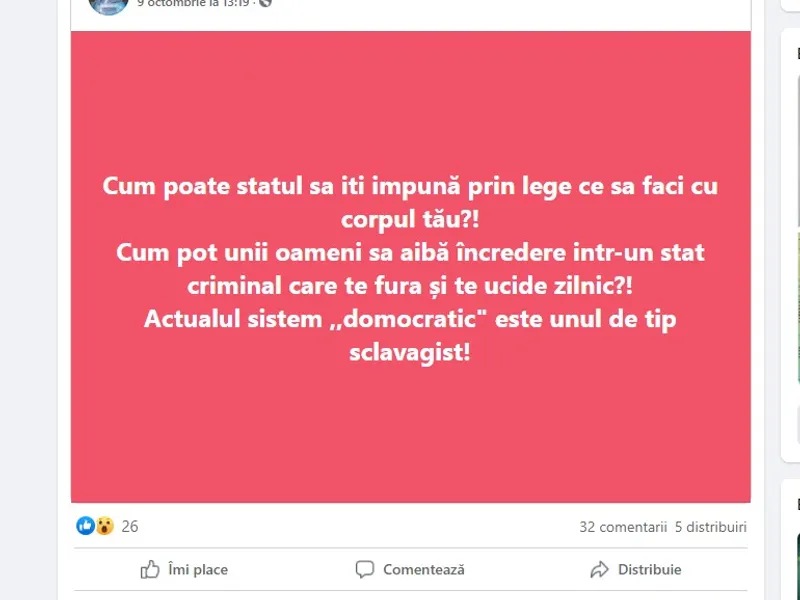 Fără speranță. Profesorii promovează masiv mesaje antivaccin pe grupurile de învățământ