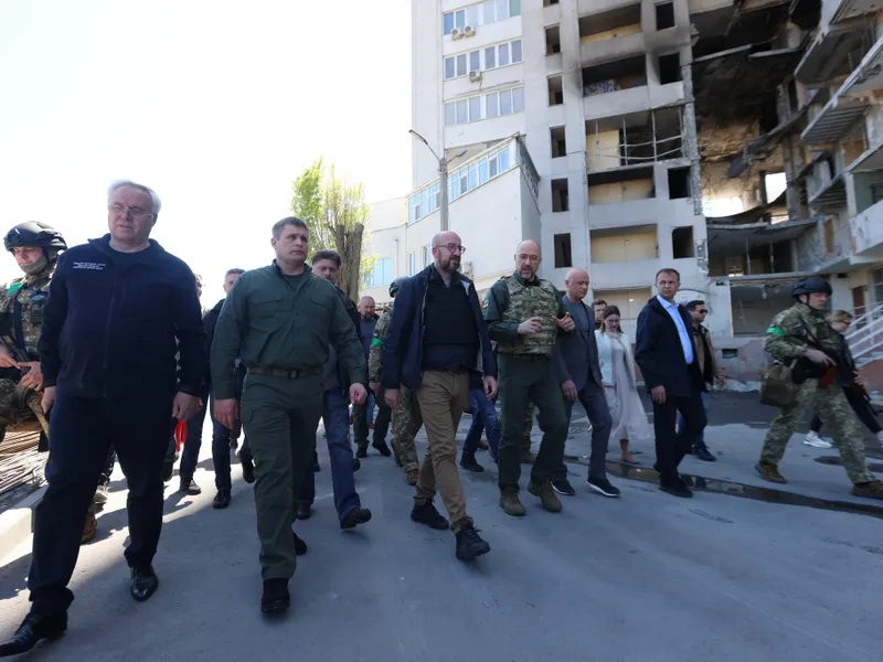 Charles Michel, vizită fulger la Odesa de Ziua Europei / FOTO: twitter.com