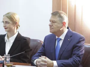 Lia Savonea și Klaus Iohannis. Foto Inquam Photos/Octav Ganea