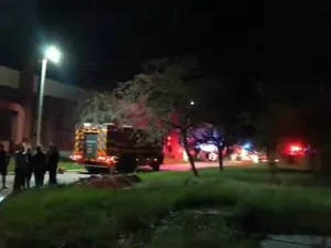 Incendiu la Fabrica de Arme din Cugir - Foto: captură video ISU Alba