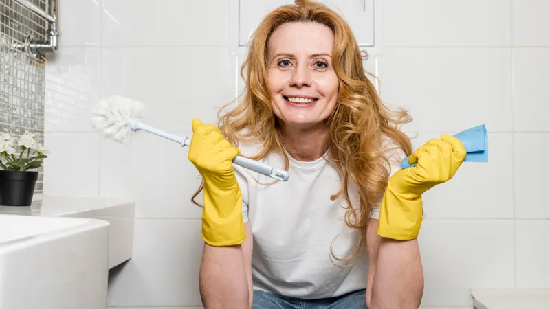 Cum scapi de petele galbene din toaletă cu un truc simplu? Ai nevoie de ceva din congelator: Foto: Freepik