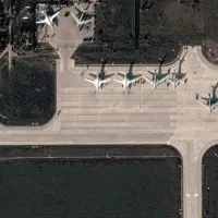 Putin pregătește un atac - Foto: Maxar Technologies / European Space Imaging