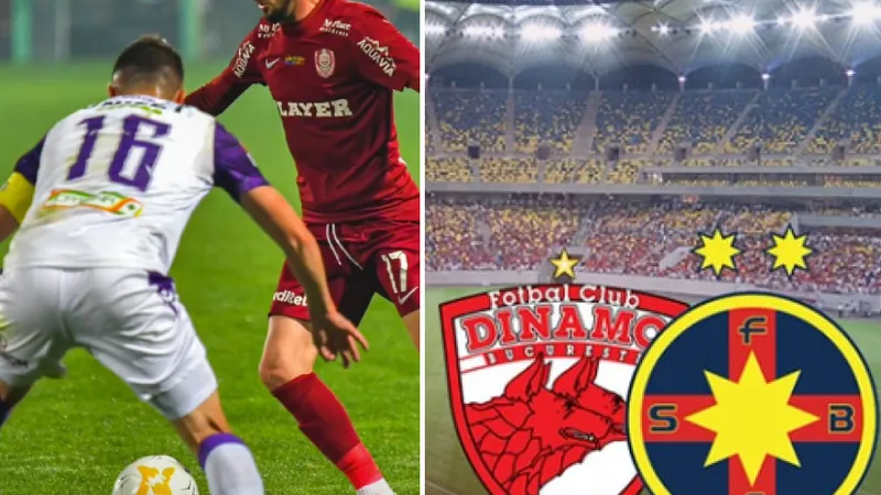 CFR Cluj, blocată de CFC Arges 2-2 în Cupa României. Urmează derby-ul FCSB - Dinamo. Cine transmite - Foto: Profimedia images