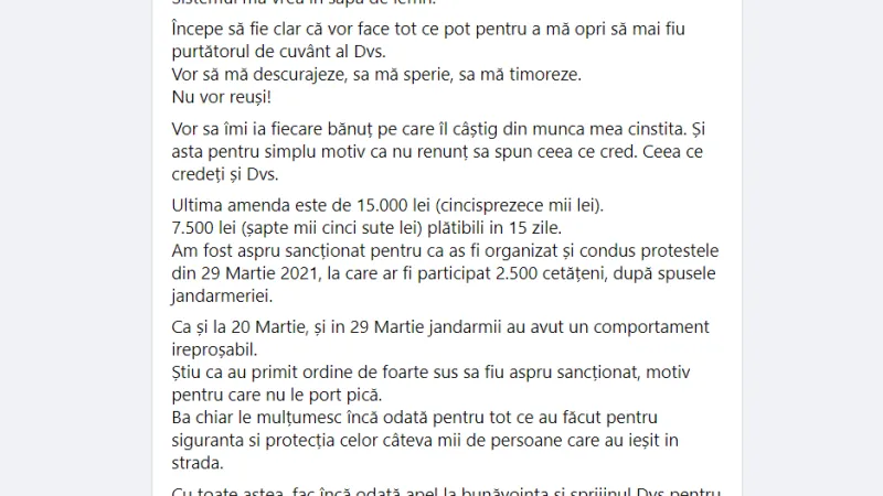 Încă un conspiraționist cere donații să lupte cu covidul. Dan Chitic nu mai are bani de amenzile