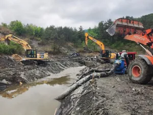 Inundații lângă Salina Praid. Pompierii au intervenit de urgență pentru a evacua apa - Foto: Arhiva (imagine cu rol ilustrativ)
