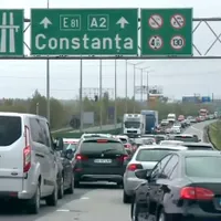 Aglomerație pe drumurile către mare și munte/FOTO: Digi24