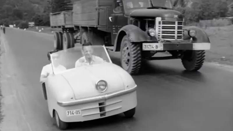 Prototipul de microcar dezvoltat de Radu Manicatide. - Foto: Facebook/TopGear România