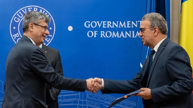 Ministrul Energieî, Virgil Popescu, și primarul Constanței, Vergil Chițac (dreapta)- Foto: Facebook