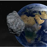 Un asteroid, aproape de Pământ/Foto: yahoo
